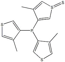 Tris(4-methyl-3-thienyl)phosphine sulfide Struktur