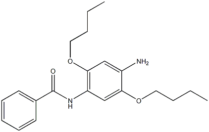 4-Benzoylamino-2,5-dibutoxyaniline Struktur