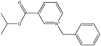 3-[(1-Methylethoxy)carbonyl]-1-(phenylmethyl)pyridinium Struktur