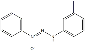 3-(3-Methylphenyl)-1-phenyltriazene 1-oxide Struktur