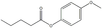 Pentanoic acid 4-methoxyphenyl ester Struktur