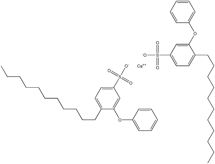 Bis(3-phenoxy-4-undecylbenzenesulfonic acid)calcium salt Struktur