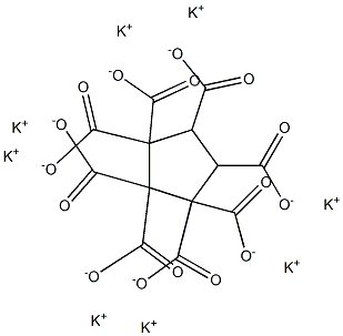 1,1,2,2,3,3,4,5-Cyclopentaneoctacarboxylic acid octapotassium salt Struktur