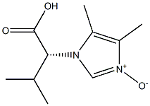 3-[(R)-1-Carboxy-2-methylpropyl]-4,5-dimethyl-3H-imidazole 1-oxide Struktur