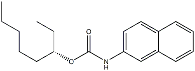 (+)-N-(2-Naphthalenyl)carbamic acid (S)-1-ethylhexyl ester Struktur