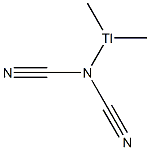 (Dicyanoamino)dimethylthallium(III) Struktur