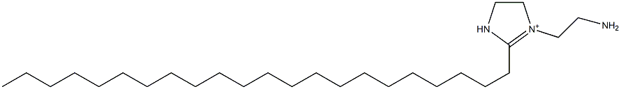 1-(2-Aminoethyl)-2-docosyl-1-imidazoline-1-ium Struktur