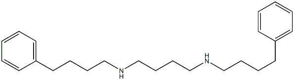 N,N'-Bis(4-phenylbutyl)-1,4-butanediamine Struktur