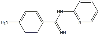 4-Amino-N-(2-pyridyl)benzamidine Struktur