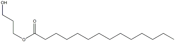 Myristic acid 3-hydroxypropyl ester Struktur