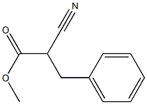 2-Cyano-3-phenylpropanoic acid methyl ester Struktur