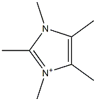 1,2,3,4,5-Pentamethyl-3H-imidazole-1-ium Struktur