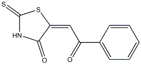 Dihydro-2-thioxo-5-[(benzoyl)methylene]thiazol-4(5H)-one Struktur