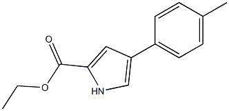 4-(4-Methylphenyl)-1H-pyrrole-2-carboxylic acid ethyl ester Struktur