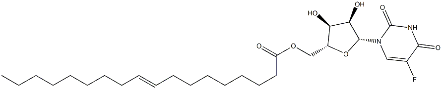 5'-O-(9-Octadecenoyl)-5-fluorouridine Struktur