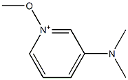 3-(Dimethylamino)-1-methoxypyridin-1-ium Struktur