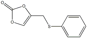 4-[[(Phenyl)thio]methyl]-1,3-dioxol-2-one Struktur