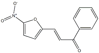 1-Phenyl-3-(5-nitrofuran-2-yl)-2-propene-1-one Struktur