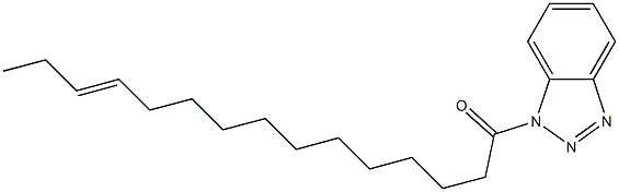 1-(12-Pentadecenoyl)-1H-benzotriazole Struktur