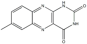 7-Methylalloxazine Struktur