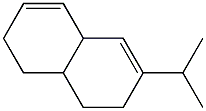 1,2,4a,7,8,8a-Hexahydro-6-isopropylnaphthalene Struktur