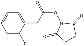 2-Fluorobenzeneacetic acid succinimidyl ester Struktur