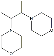 2,3-Bismorpholinobutane Struktur