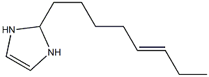 2-(5-Octenyl)-4-imidazoline Struktur