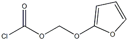 Chlorocarbonic acid (2-furyl)oxymethyl ester Struktur