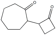 2-(2-Oxocyclobutan-1-yl)cycloheptan-1-one Struktur