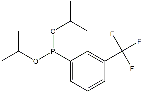 3-Trifluoromethylphenylphosphonous acid diisopropyl ester Struktur