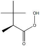 [S,(+)]-2,3,3-Trimethylperoxybutyric acid Struktur