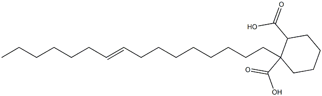 Cyclohexane-1,2-dicarboxylic acid hydrogen 1-(9-hexadecenyl) ester Struktur