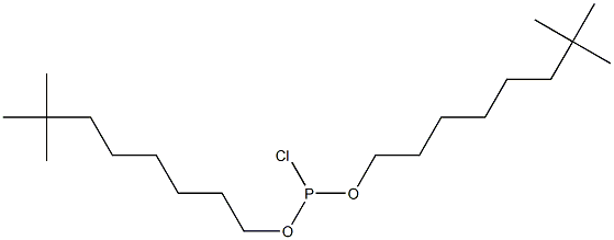 Chlorophosphonous acid bis(7,7-dimethyloctyl) ester Struktur