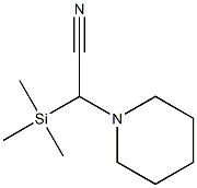 2-Piperidino-2-(trimethylsilyl)acetonitrile Struktur