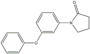 1-(3-Phenoxyphenyl)-2-pyrrolidone Struktur