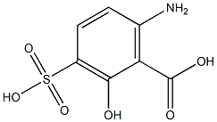 6-Amino-3-sulfosalicylic acid Struktur