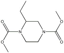 1,4-Bismethoxycarbonylethylpiperazine Struktur