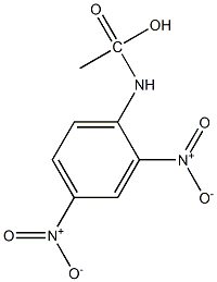 N-(2,4-Dinitrophenyl)(2-3H)glycine Struktur