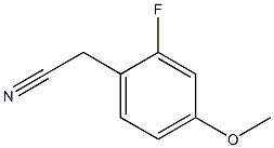 2-Fluoro-4-methoxybenzeneacetonitrile Struktur