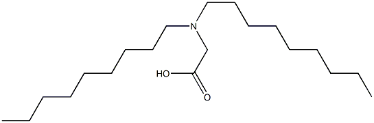 N,N-Dinonylglycine Struktur