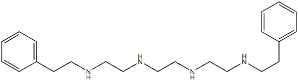 N,N'-Bis[2-[(2-phenylethyl)amino]ethyl]-1,2-ethanediamine Struktur