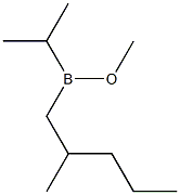 (2-Methylpentyl)isopropyl(methoxy)borane Struktur