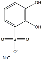 2,3-Dihydroxybenzenesulfonic acid sodium salt Struktur