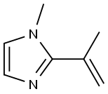 1-Methyl-2-(1-methylvinyl)-1H-imidazole Struktur