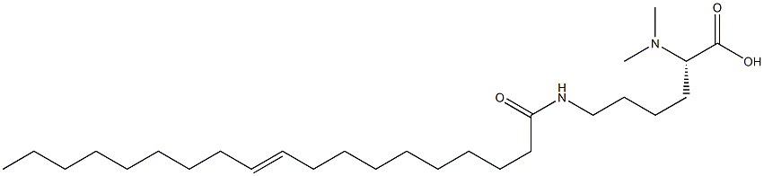 N6-(10-Nonadecenoyl)-N2,N2-dimethyllysine Struktur