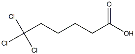 6,6,6-Trichlorohexanoic acid Struktur