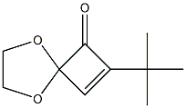 7-tert-Butyl-1,4-dioxaspiro[4.3]oct-7-en-6-one Struktur