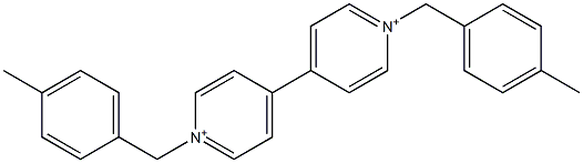 1,1'-Bis(4-methylbenzyl)-4,4'-bipyridinium Struktur