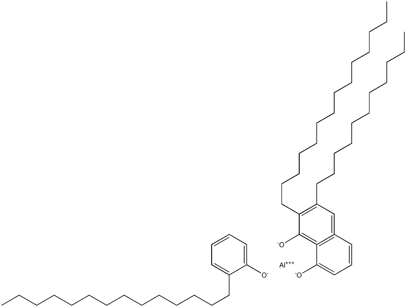 Aluminum tri(2-tetradecylphenolate) Struktur